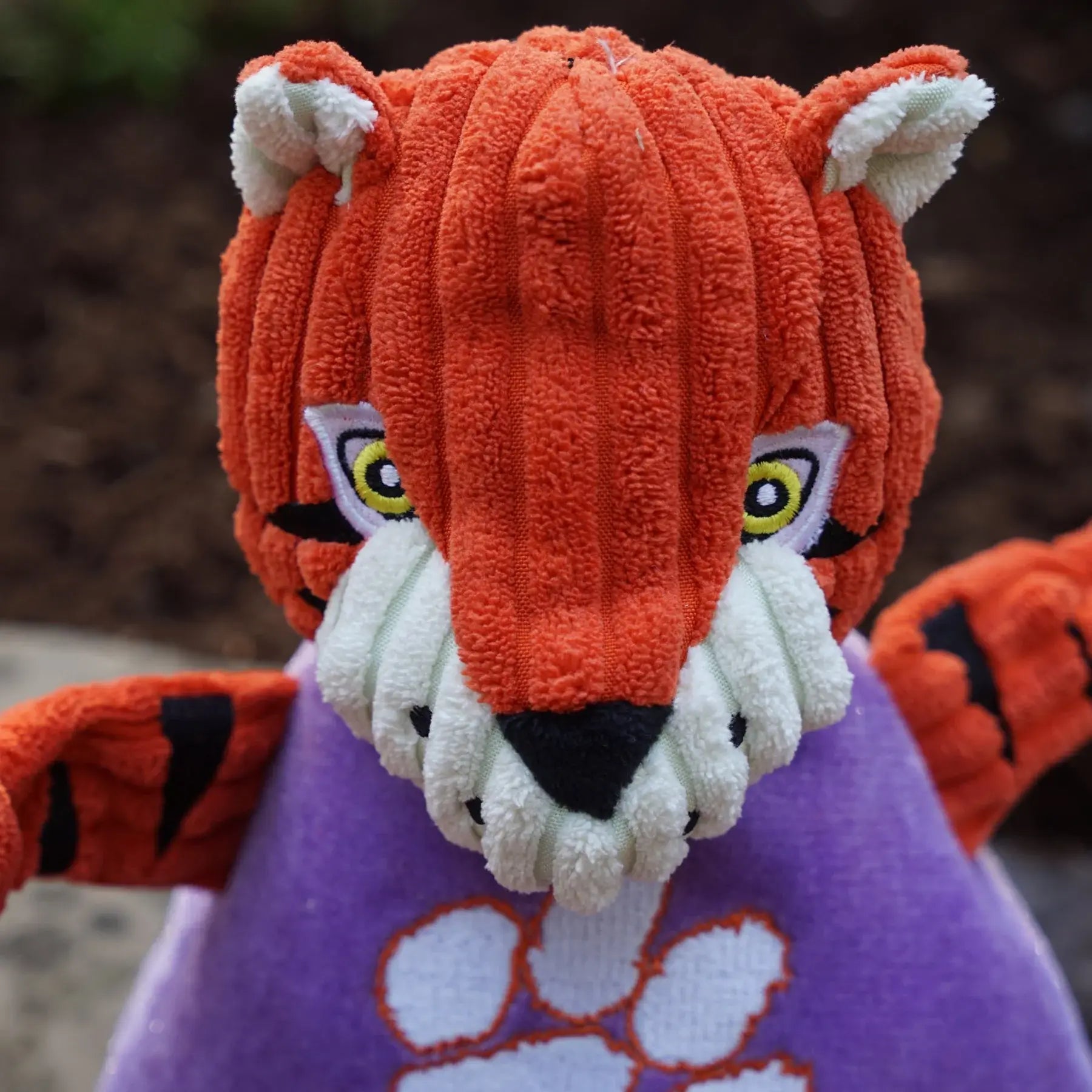 NCAA Clemson University, The Tiger Knottie® Plush Dog Toy - HuggleHounds - Flyclothing LLC