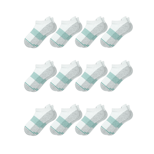 The Cloud 9 | Heel Hammock™ Ankle Socks 12 Pack - Shinesty