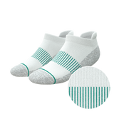 The Cloud 9 | White Stay Weird Heel Hammock™ Ankle Socks