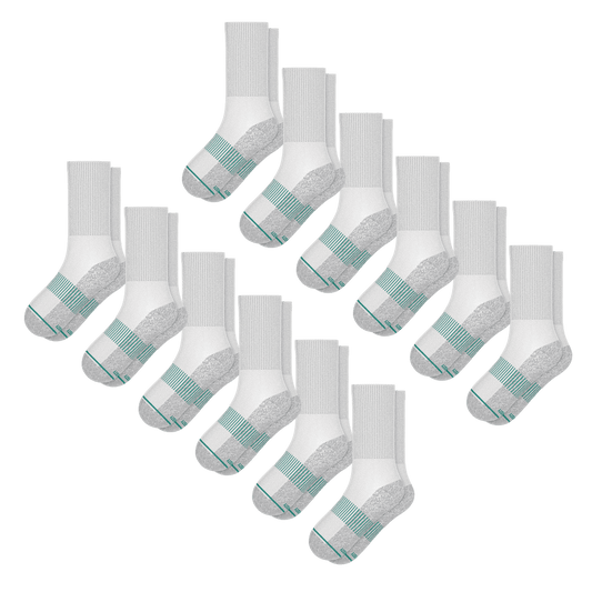 The Cloud 9 | Heel Hammock™ Crew Socks 12 Pack - Shinesty