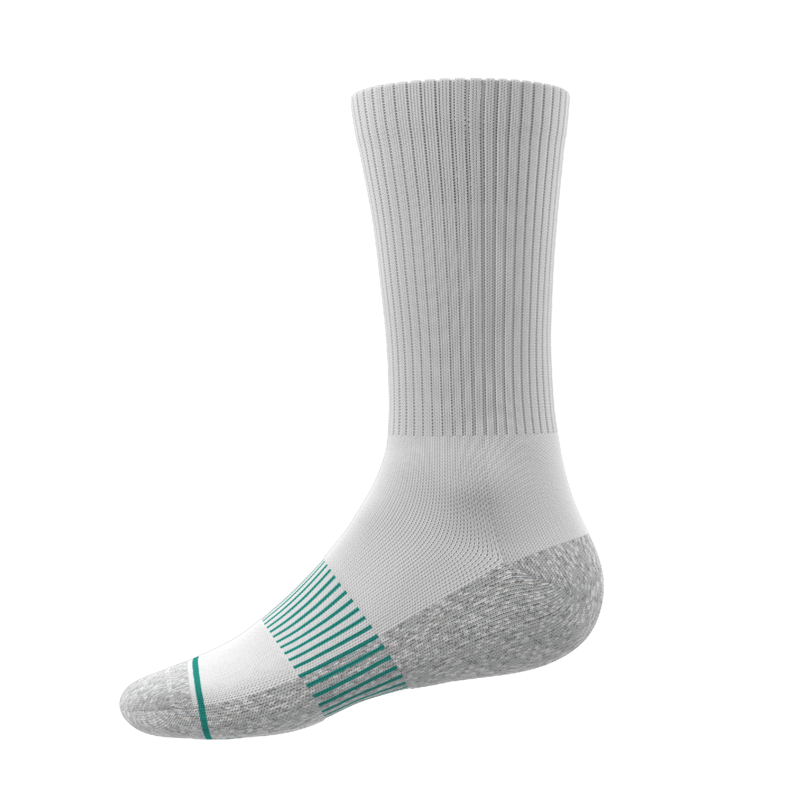 The Cloud 9 | White Stay Weird Heel Hammock™ Crew Socks - Shinesty