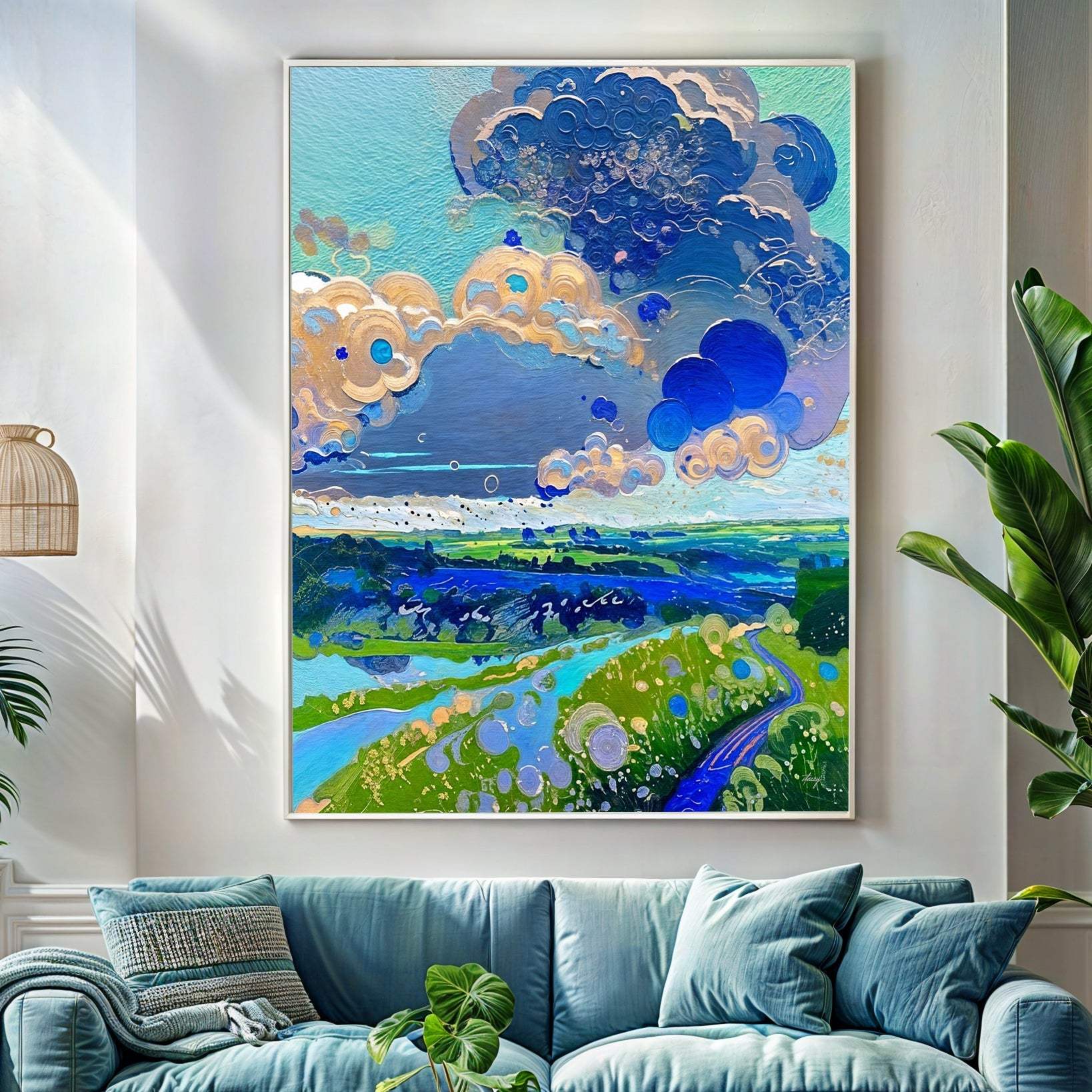 Canvas Print: "Cloud Dance" - Tailored Canvases - Flyclothing LLC