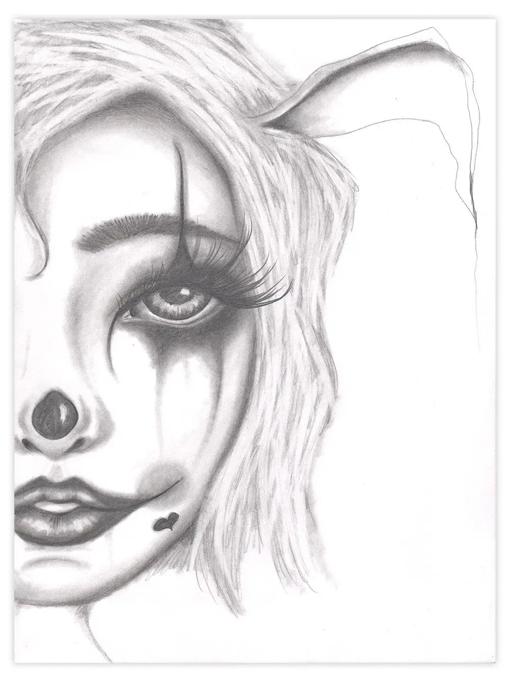 Black Market Art Company Clown Print - Black Market Art Company - Flyclothing LLC
