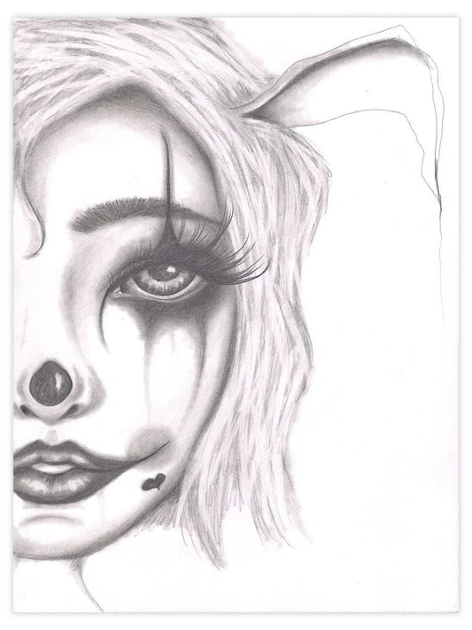 Black Market Art Company Clown Print - Black Market Art Company - Flyclothing LLC