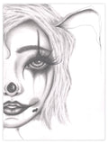 Black Market Art Company Clown Print