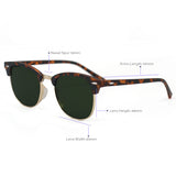 The Masters – Green Tortoise Clubmaster Sunglasses - TopFoxx - Flyclothing LLC