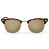 The Masters – Mirrored Brown Clubmaster Sunglasses - TopFoxx - Flyclothing LLC