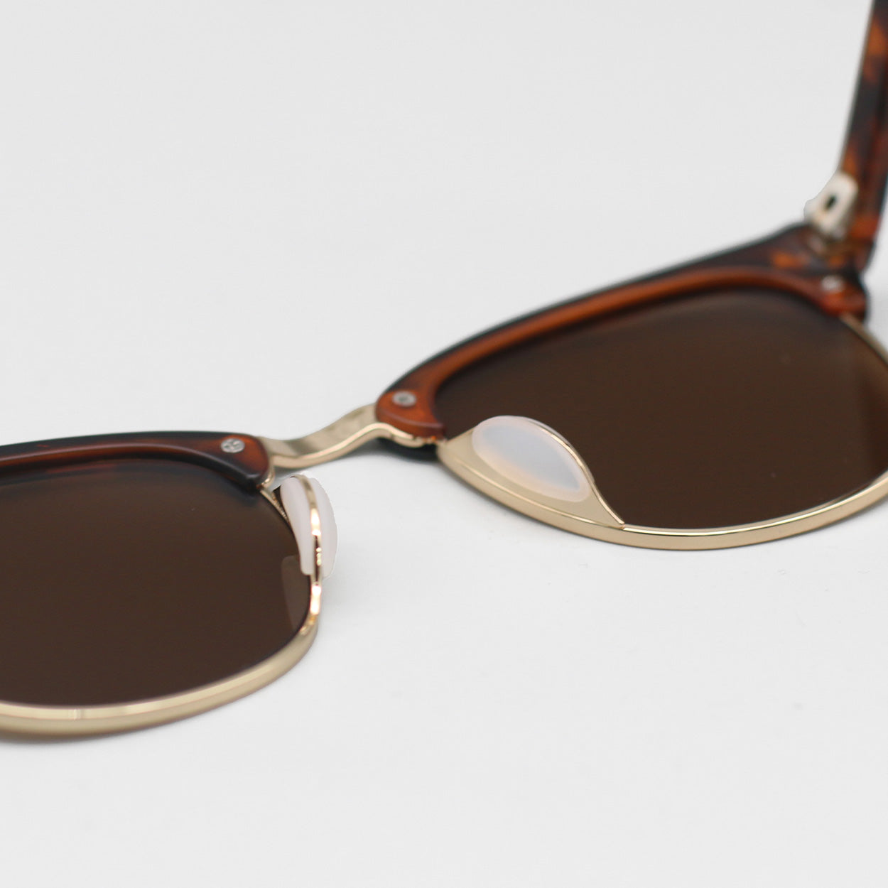 The Masters – Mirrored Brown Clubmaster Sunglasses - TopFoxx - Flyclothing LLC