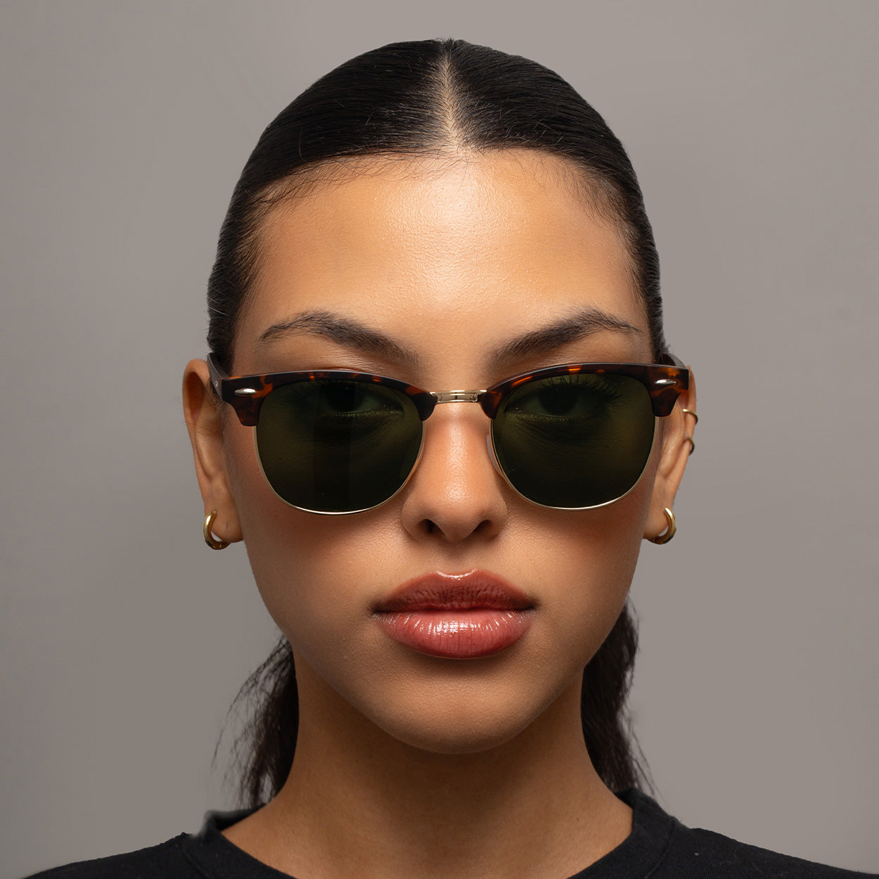 The Masters – Green Tortoise Clubmaster Sunglasses - TopFoxx - Flyclothing LLC