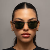 The Masters – Green Tortoise Clubmaster Sunglasses - TopFoxx - Flyclothing LLC