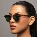 The Masters – Green Tortoise Clubmaster Sunglasses - TopFoxx - Flyclothing LLC