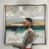 Canvas Print: "Coastal Echoes" - Tailored Canvases - Flyclothing LLC