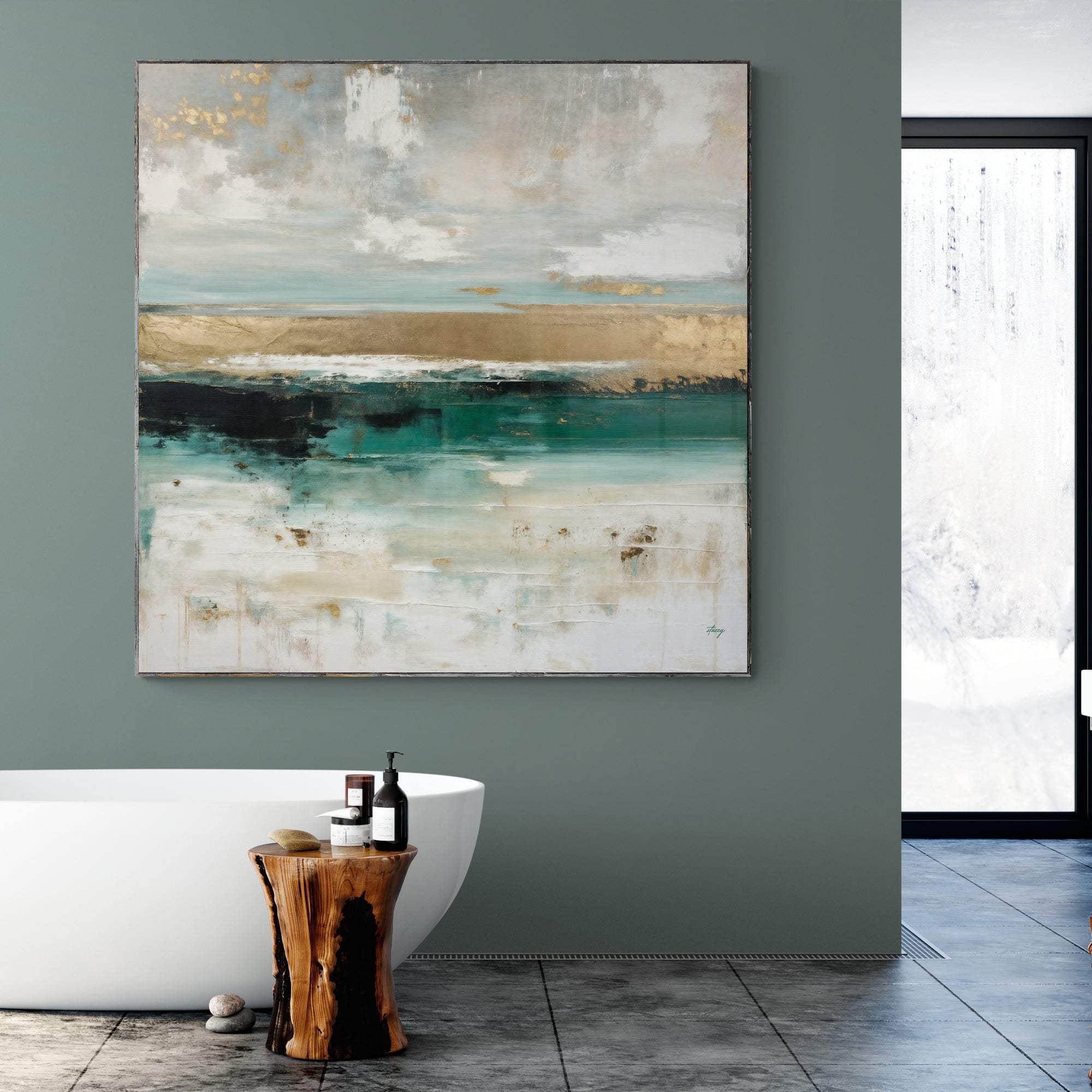 Canvas Print: "Coastal Echoes" - Tailored Canvases - Flyclothing LLC