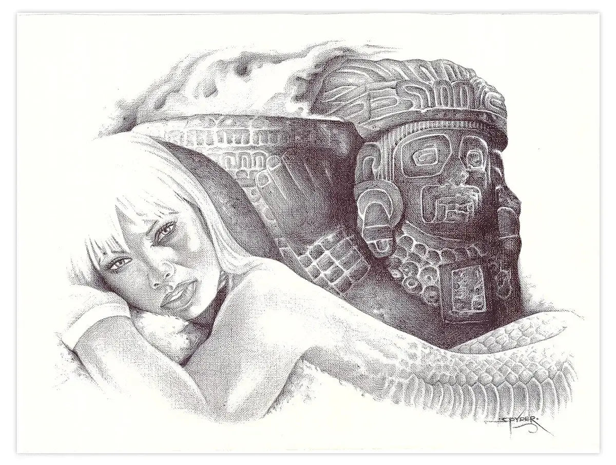 Black Market Art Company Coatlicue Print - Black Market Art Company - Flyclothing LLC