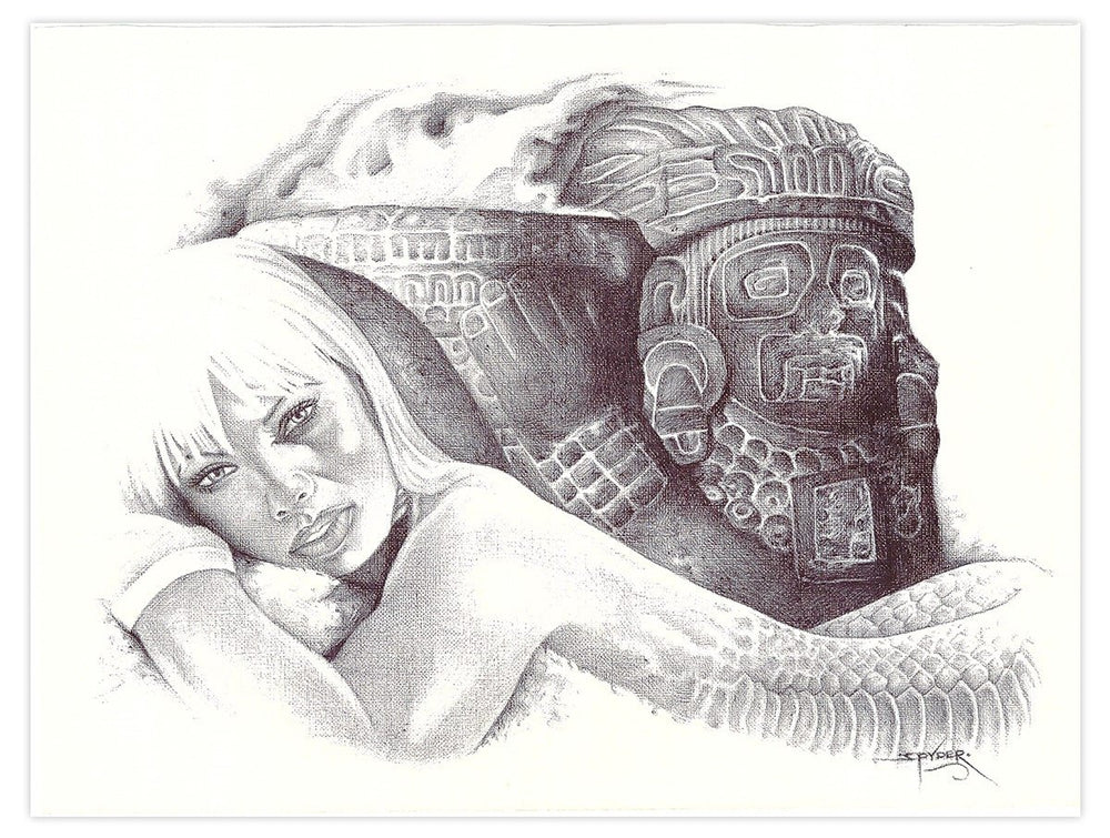 Black Market Art Company Coatlicue Print