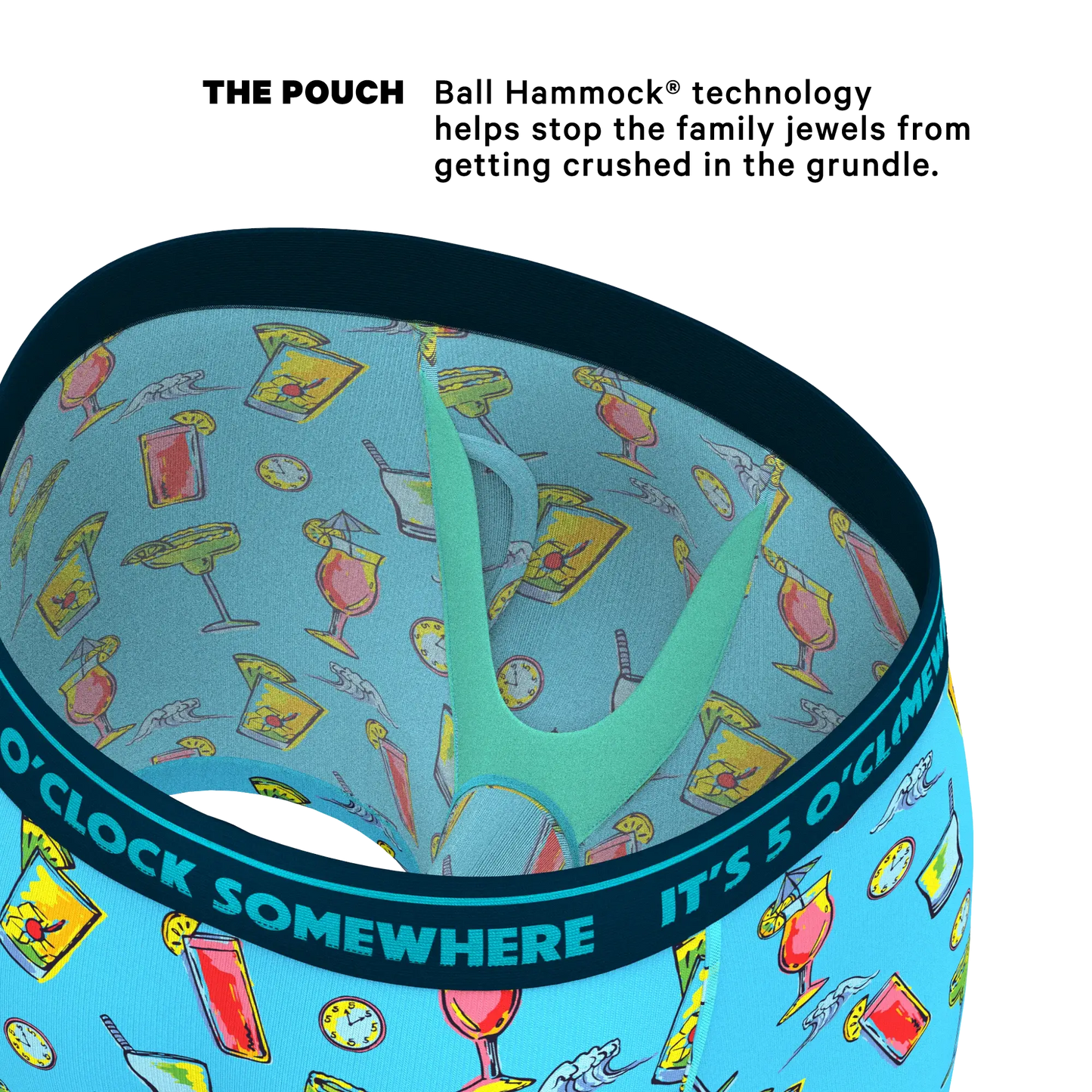 The Cocktail Hour | Shinesty x Margaritaville® Ball Hammock® Pouch Underwear With Fly - Shinesty - Flyclothing LLC