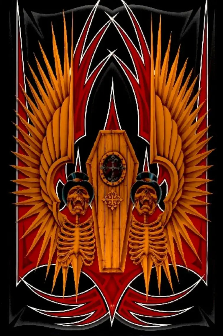 Black Market Art Company Coffin Print - Black Market Art Company - Flyclothing LLC