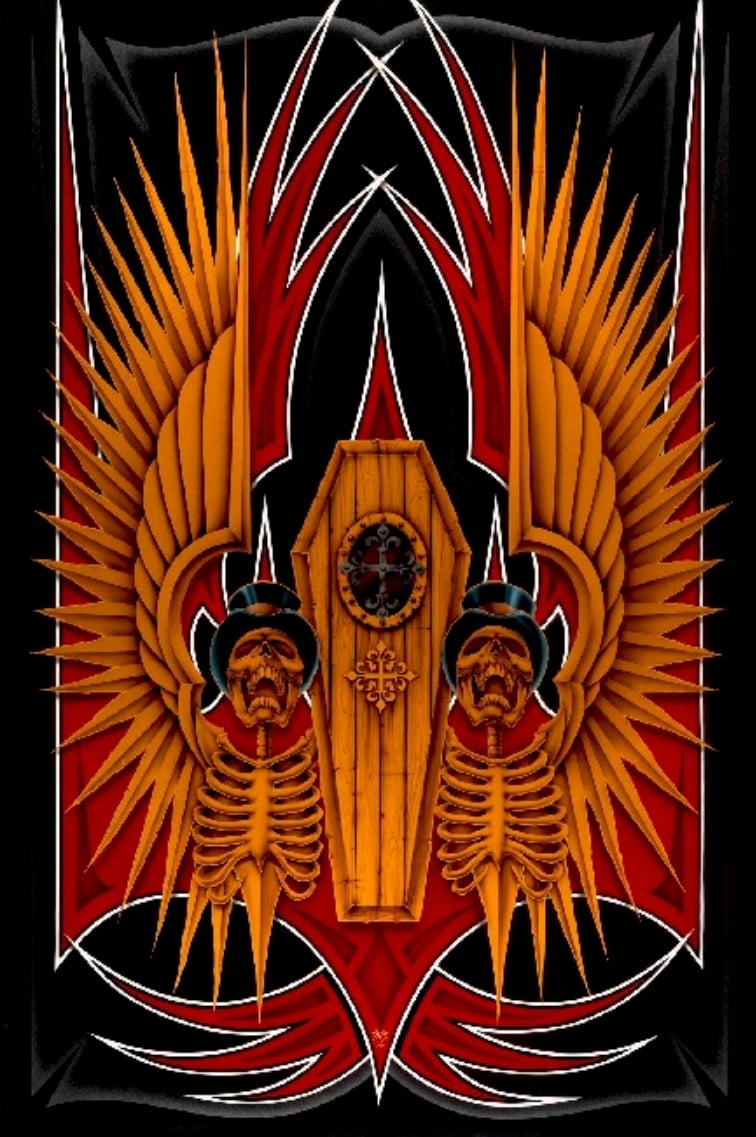 Black Market Art Company Coffin Print