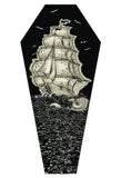 Black Market Art Company Coffin Seas & Stretched Coffin Canvas Print
