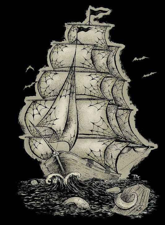 Black Market Art Company Coffin Seas Print - Black Market Art Company - Flyclothing LLC