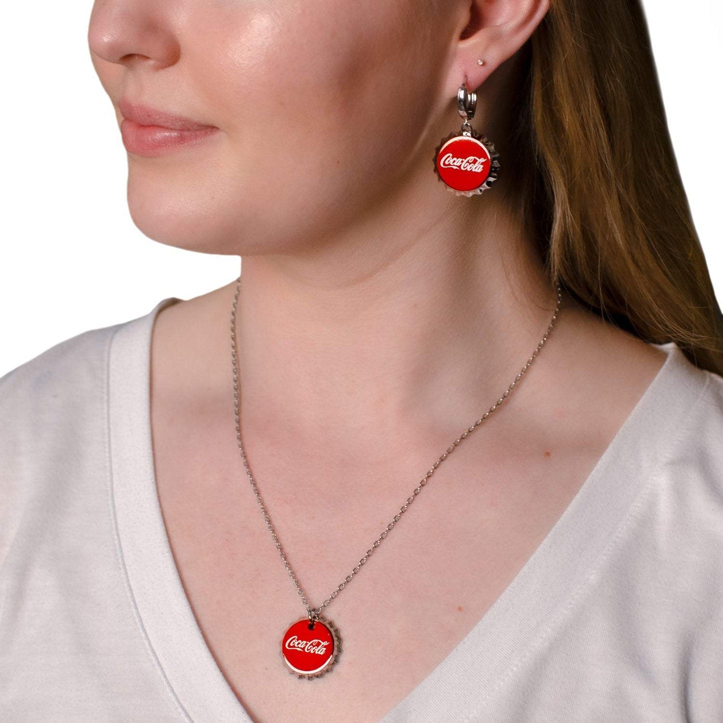 Coca-Cola® Red Bottle Cap Necklace - Cufflinks.com - Flyclothing LLC