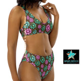 Baha Ranch Yeehaw Pink Turquoise Bikini