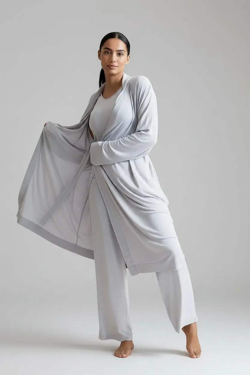Collagen Lounge Pant - Pearl Grey - Buki - Flyclothing LLC