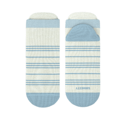 The College Ruled | Stripe Heel Hammock™ Ankle Socks - Shinesty