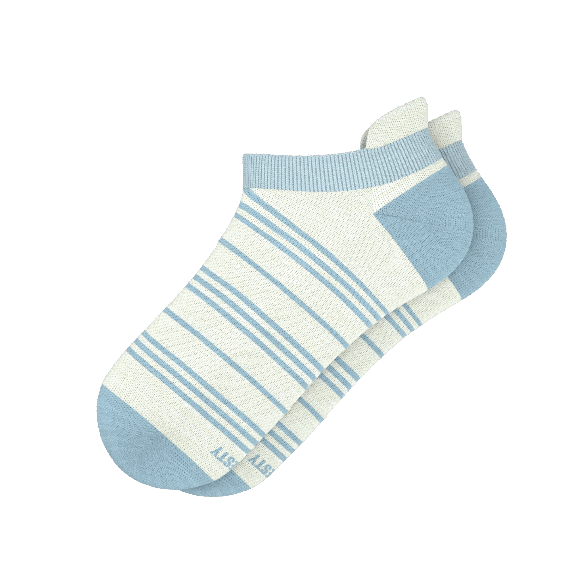 The College Ruled | Stripe Heel Hammock™ Ankle Socks - Shinesty
