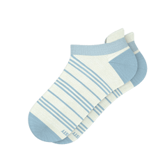 The College Ruled | Stripe Heel Hammock™ Ankle Socks - Shinesty