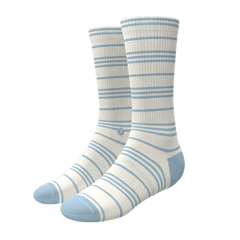 The College Ruled | Stripe Heel Hammock™ Crew Socks - Shinesty