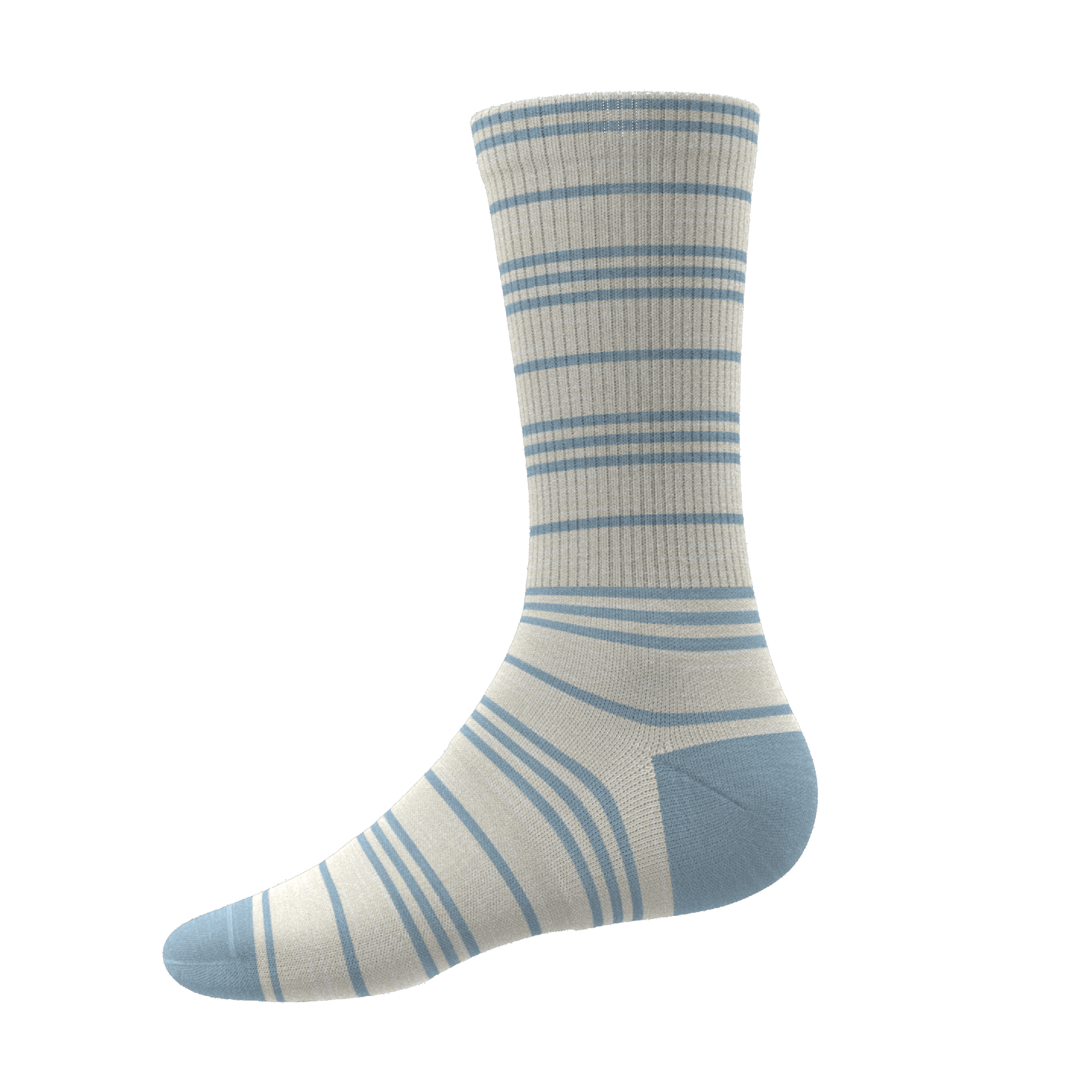 The College Ruled | Stripe Heel Hammock™ Crew Socks - Shinesty
