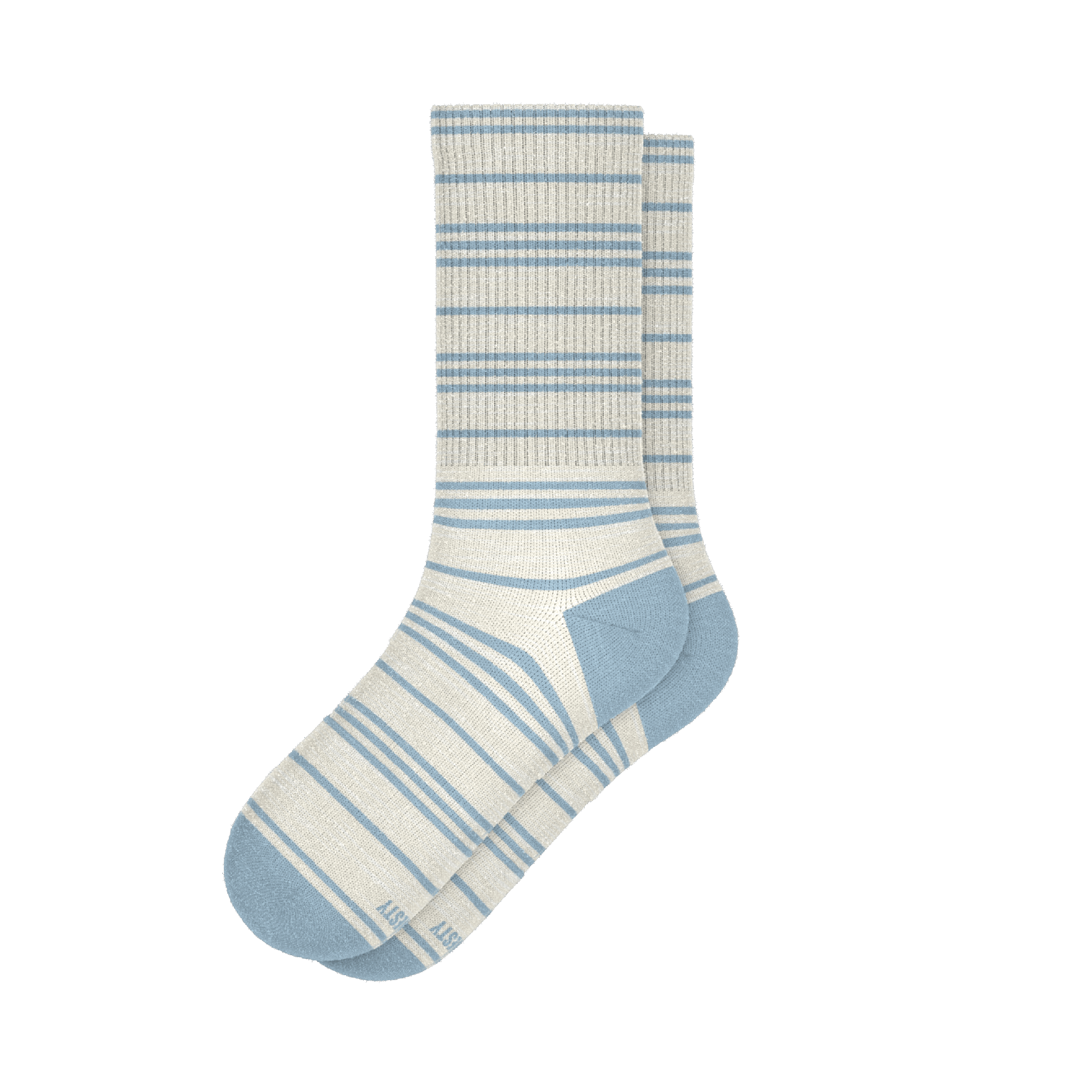 The College Ruled | Stripe Heel Hammock™ Crew Socks - Shinesty