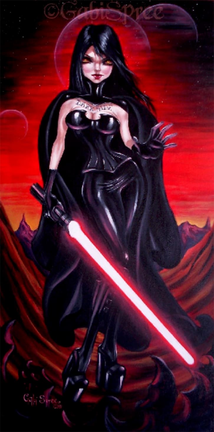 Black Market Art Company Come to the Dark Side Print