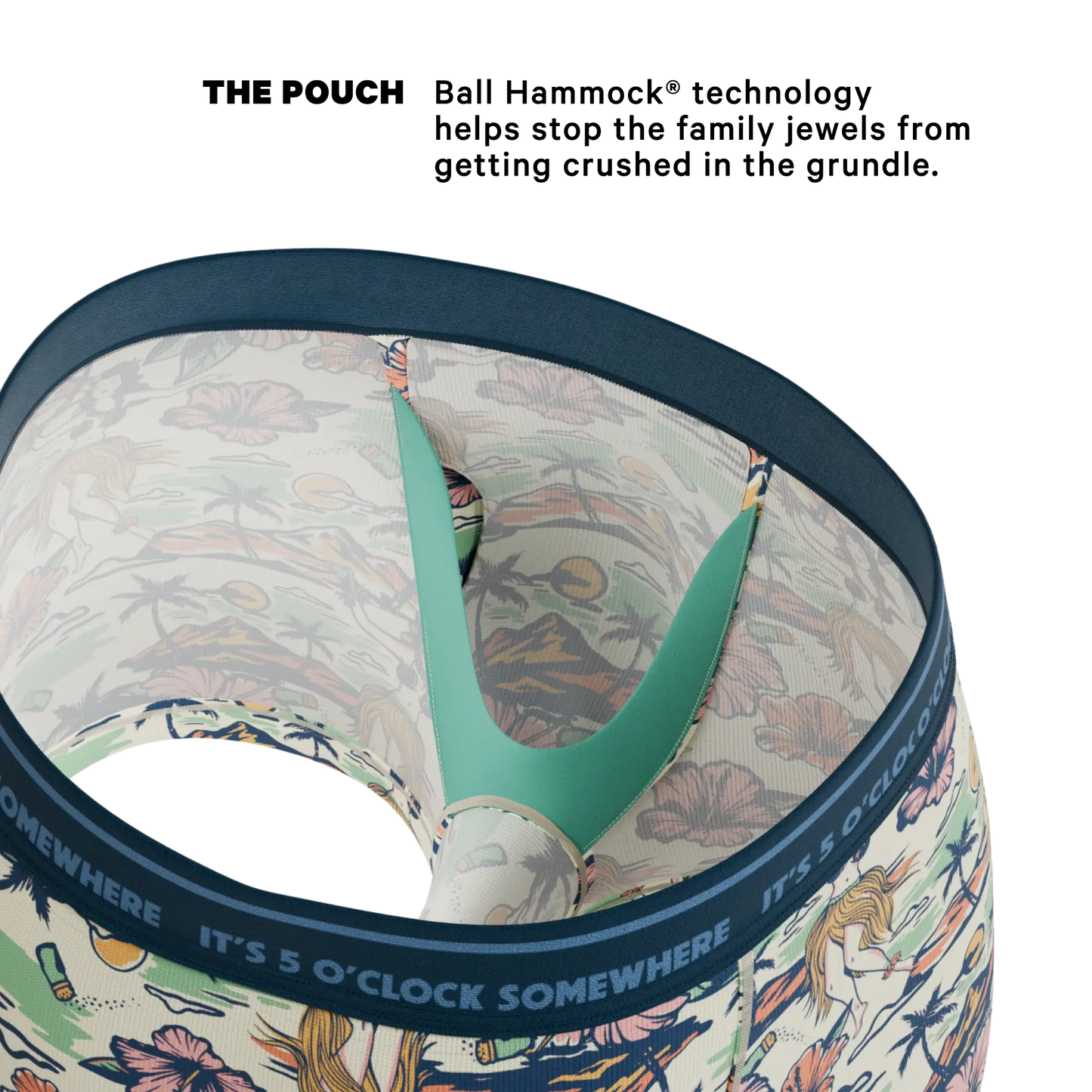 The Come Monday | Shinesty x Margaritaville® Ball Hammock® Pouch Trunks Underwear - Shinesty - Flyclothing LLC