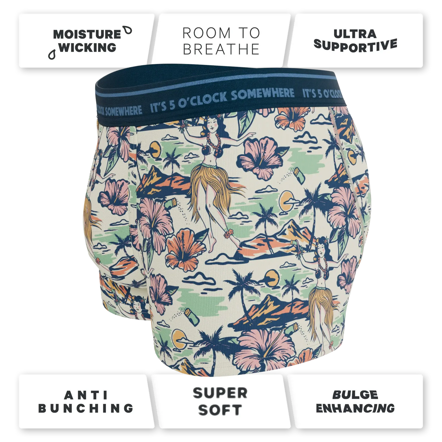 The Come Monday | Shinesty x Margaritaville® Ball Hammock® Pouch Trunks Underwear - Shinesty - Flyclothing LLC