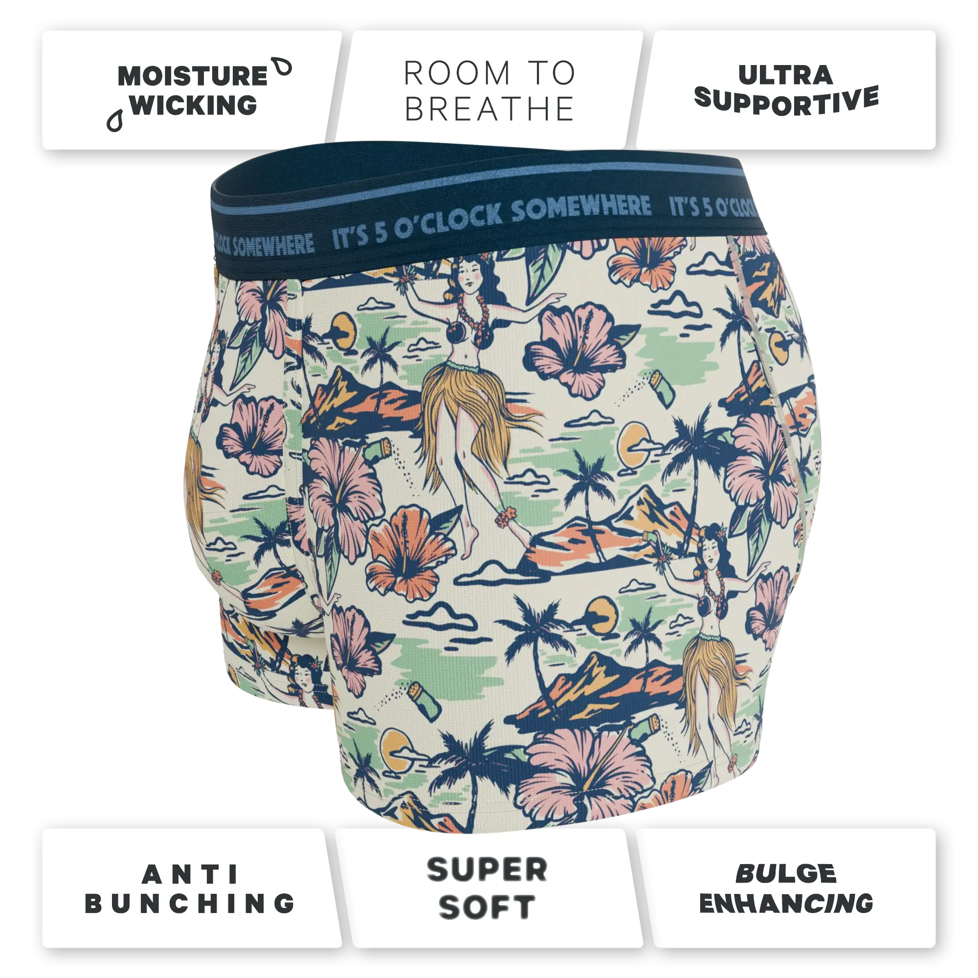 The Come Monday | Shinesty x Margaritaville® Ball Hammock® Pouch Trunks Underwear - Shinesty - Flyclothing LLC