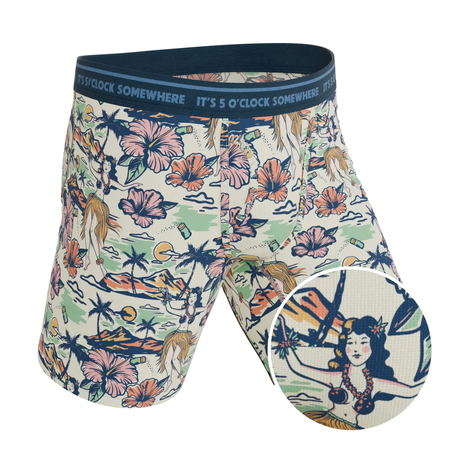 The Come Monday | Shinesty x Margaritaville® Long Leg Ball Hammock® Pouch Underwear With Fly - Shinesty - Flyclothing LLC