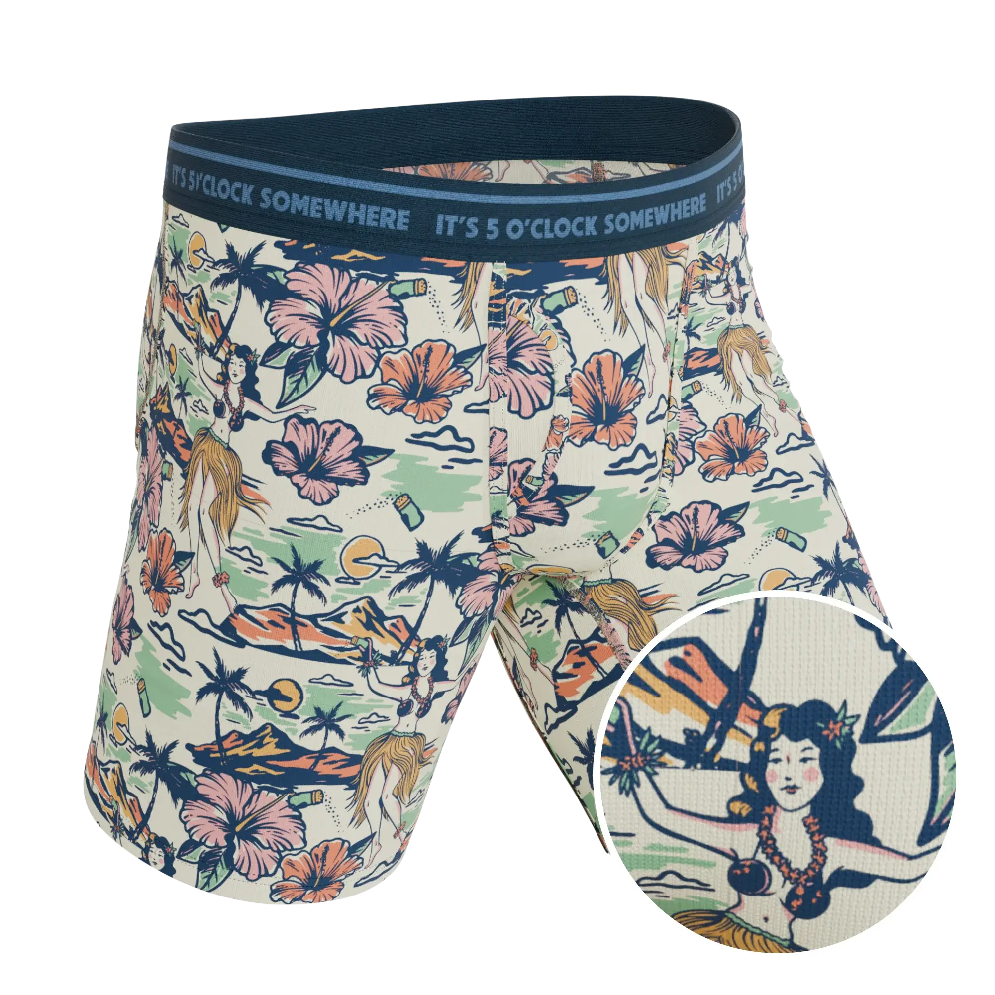 The Come Monday | Shinesty x Margaritaville® Long Leg Ball Hammock® Pouch Underwear With Fly - Shinesty - Flyclothing LLC