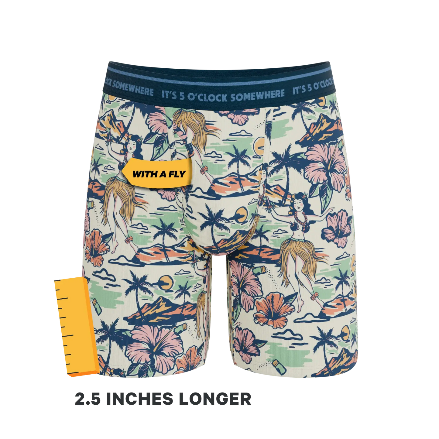 The Come Monday | Shinesty x Margaritaville® Long Leg Ball Hammock® Pouch Underwear With Fly - Shinesty - Flyclothing LLC