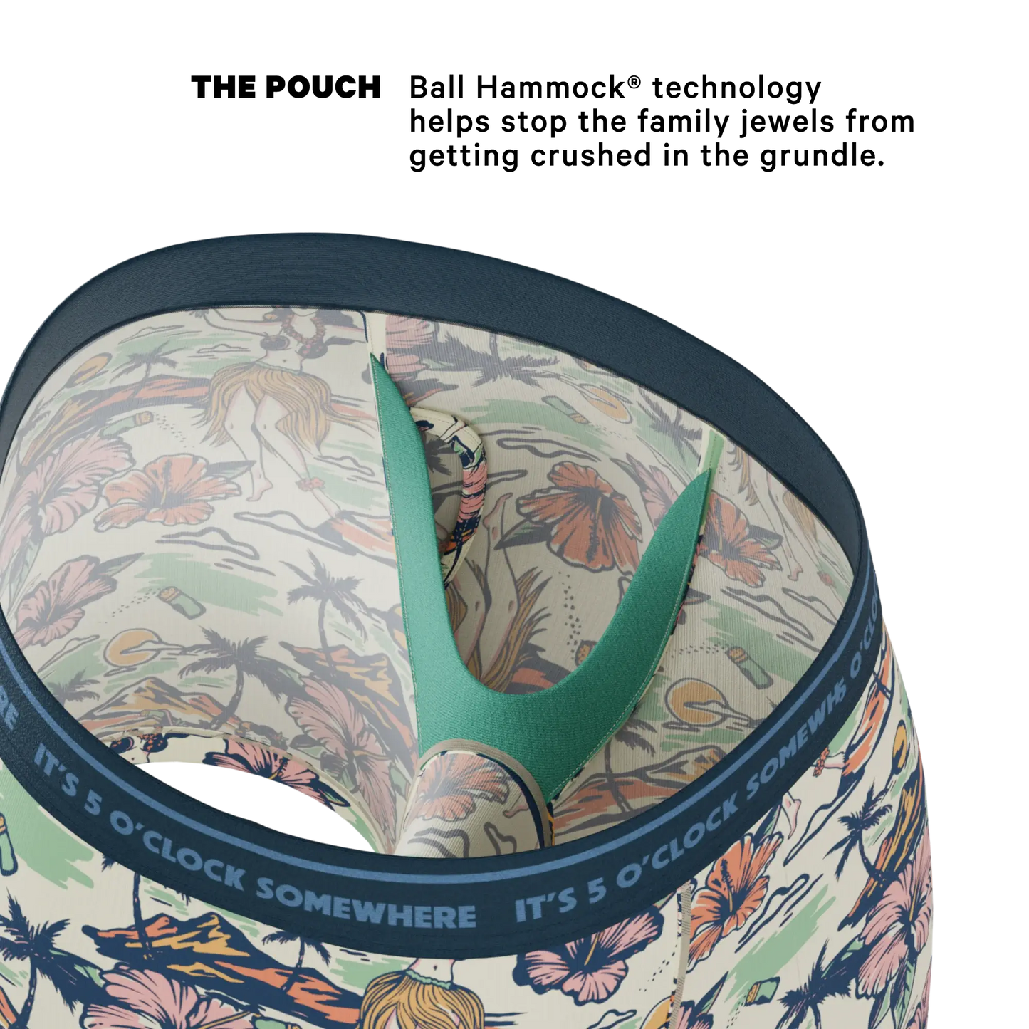 The Come Monday | Shinesty x Margaritaville® Ball Hammock® Pouch Underwear With Fly - Shinesty - Flyclothing LLC