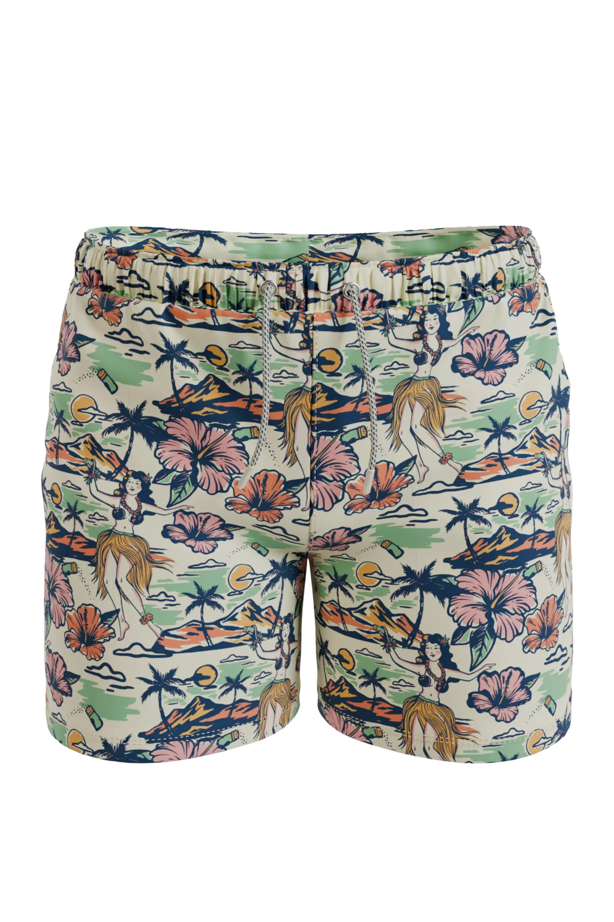 The Come Monday | Shinesty x Margaritaville® Ball Hammock® Pouch 8" Swim Trunks - Shinesty - Flyclothing LLC