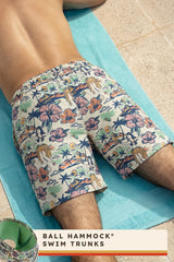 The Come Monday | Shinesty x Margaritaville® Ball Hammock® Pouch 8" Swim Trunks - Shinesty - Flyclothing LLC