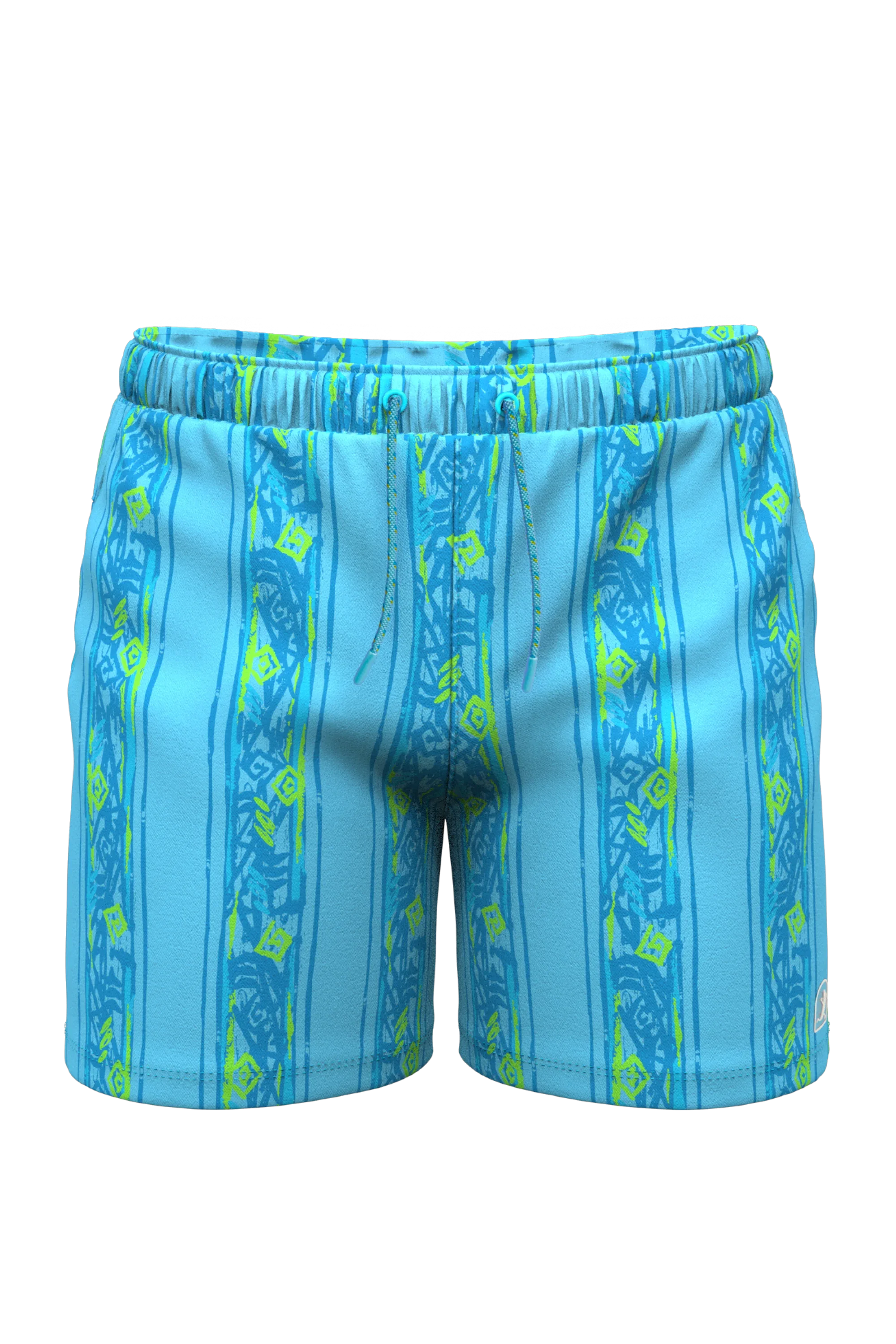 The Conch Shell | Light Blue Retro Ball Hammock® Pouch 5" Swim Trunks - Shinesty - Flyclothing LLC