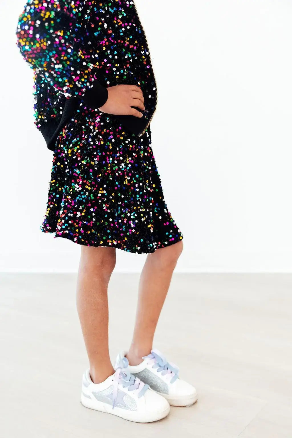 Confetti Velvet Sequin Twirl Skort - Mila & Rose ® - Flyclothing LLC