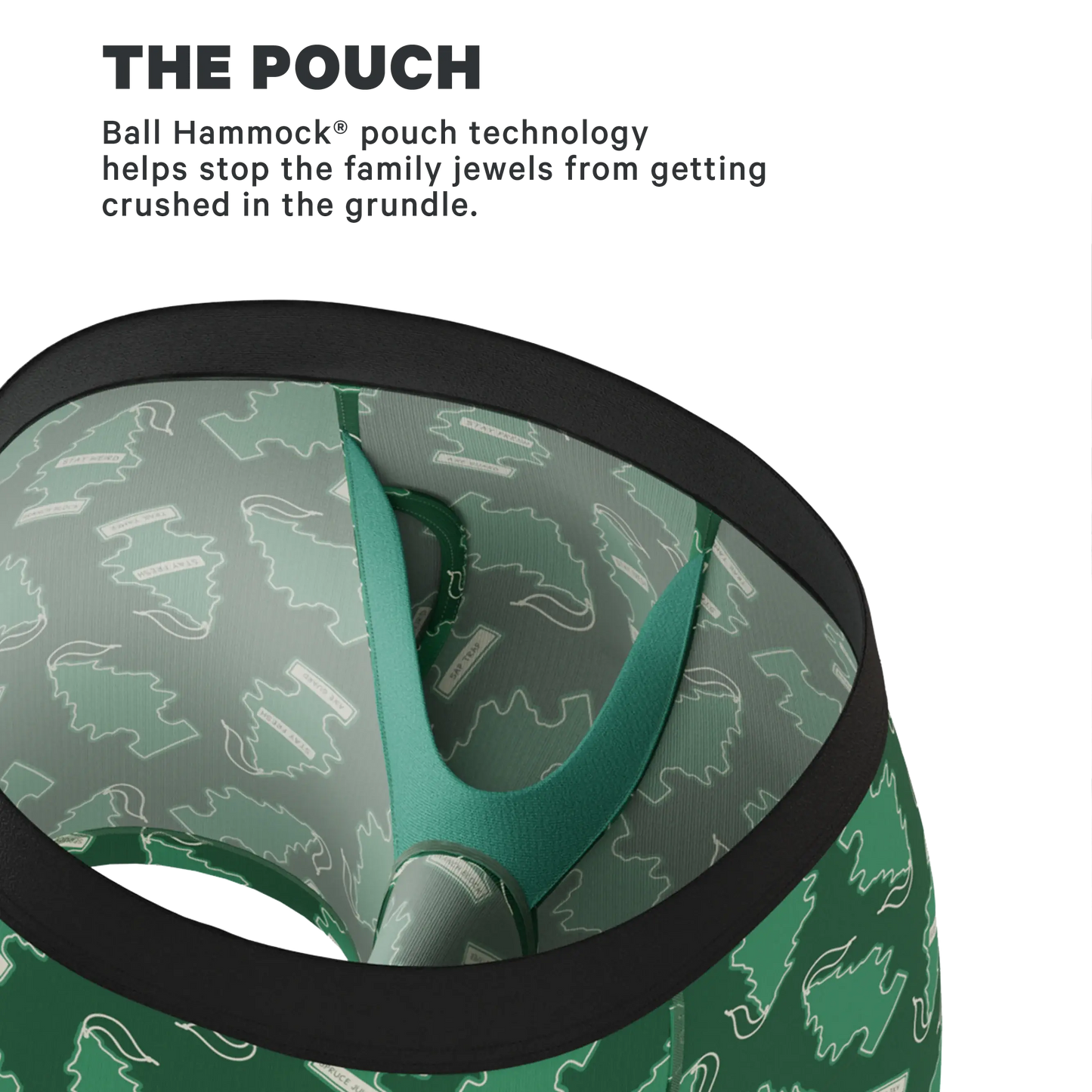 The Coniferous Forest | Car Freshener Fart Proof Ball Hammock® Pouch Underwear - Shinesty - Flyclothing LLC