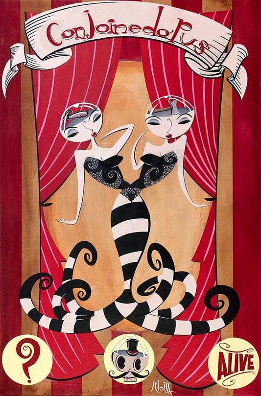 Black Market Art Company Conjoinedo Pus Print - Black Market Art Company - Flyclothing LLC