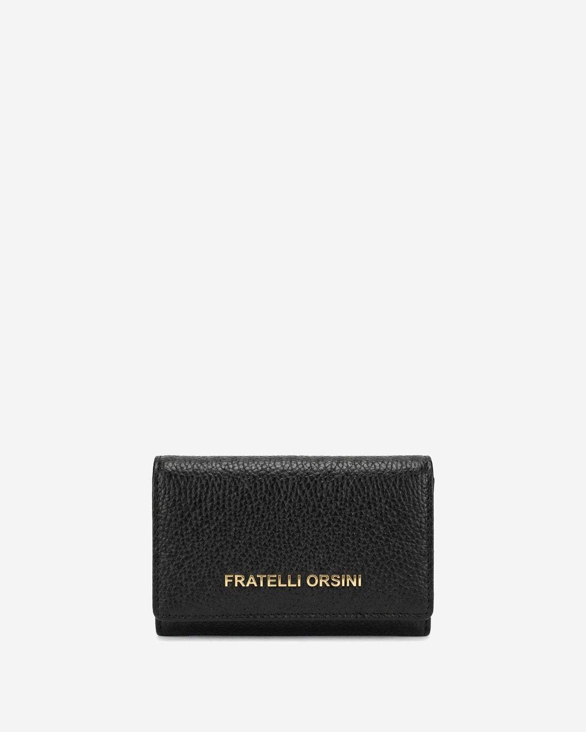 Costanza (black) - Italian calf leather women’s wallet - Leather Gloves Online - Flyclothing LLC