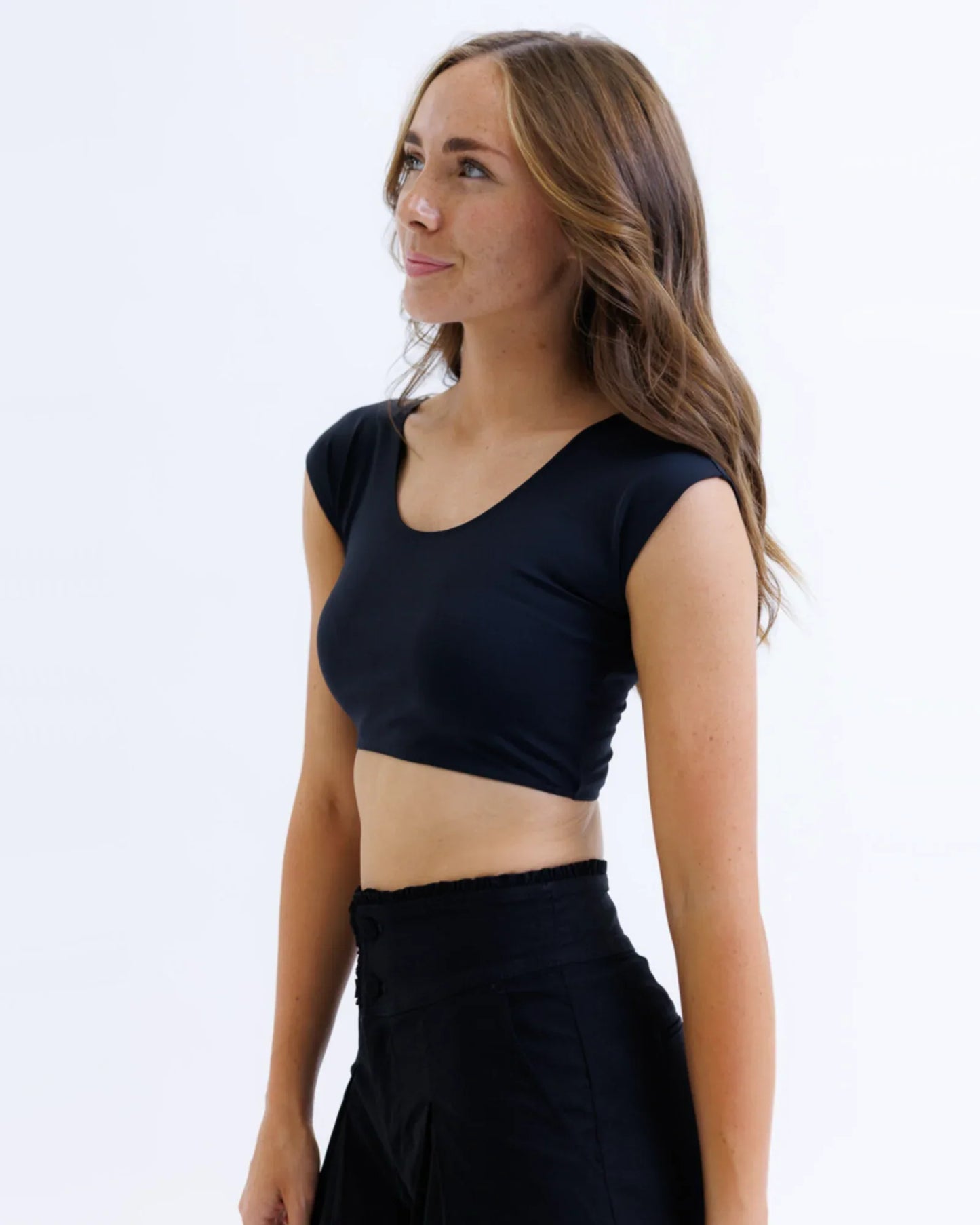 Contour Demi Tee - Downeast - Flyclothing LLC