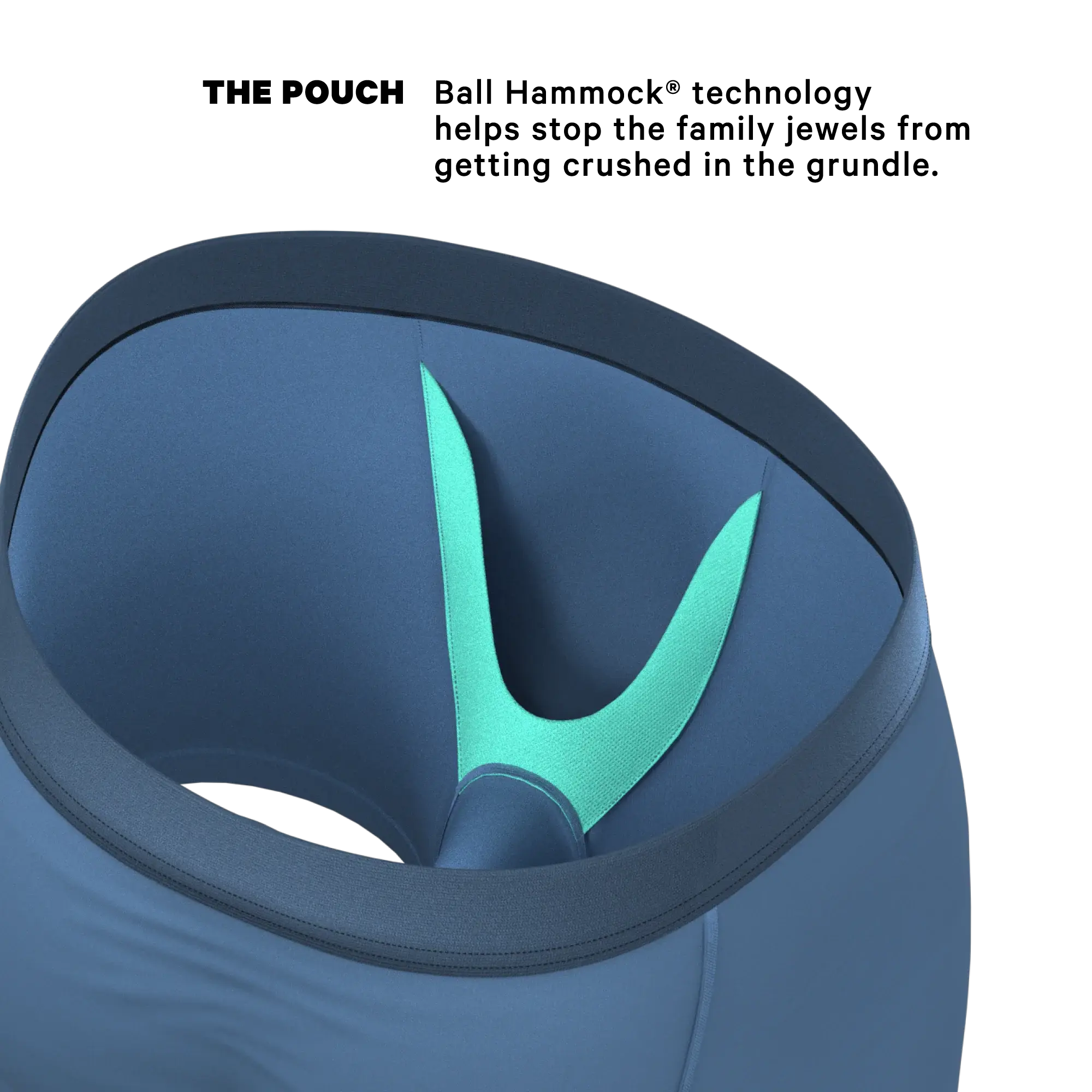The Cool Cobalt | Slate Blue Ball Hammock® Pouch Underwear - Shinesty - Flyclothing LLC